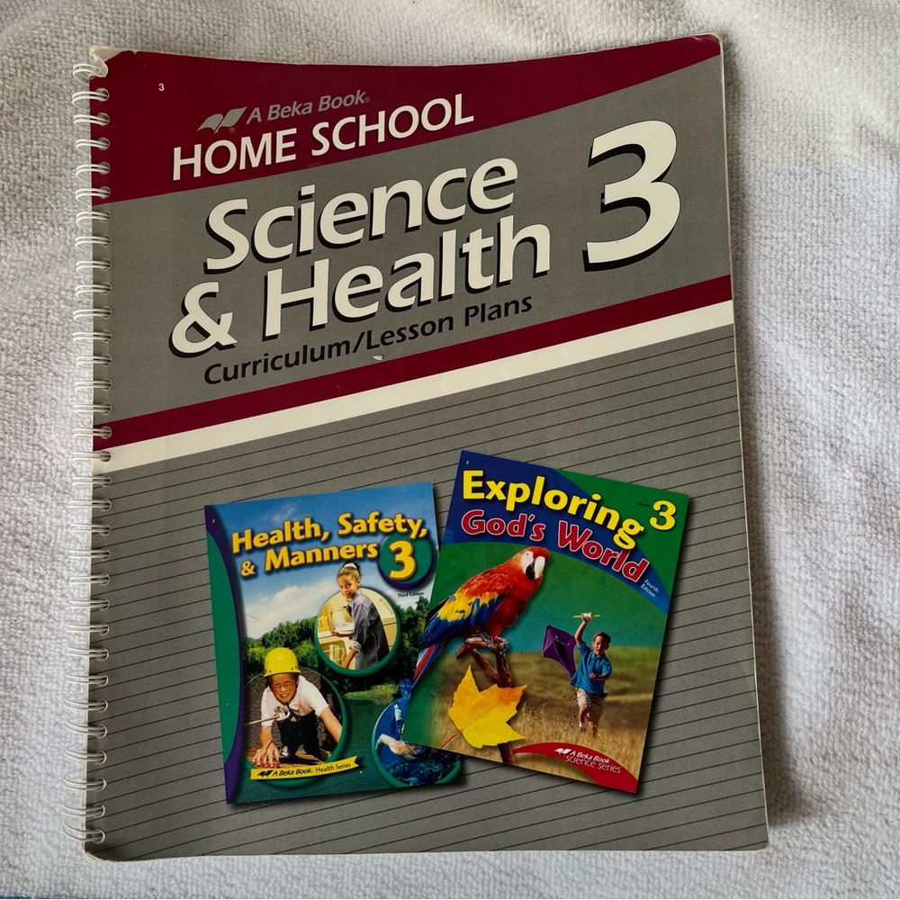 A Beka Book Home School Science & Health 3 Curriculum Lesson Plans abeka 3rd